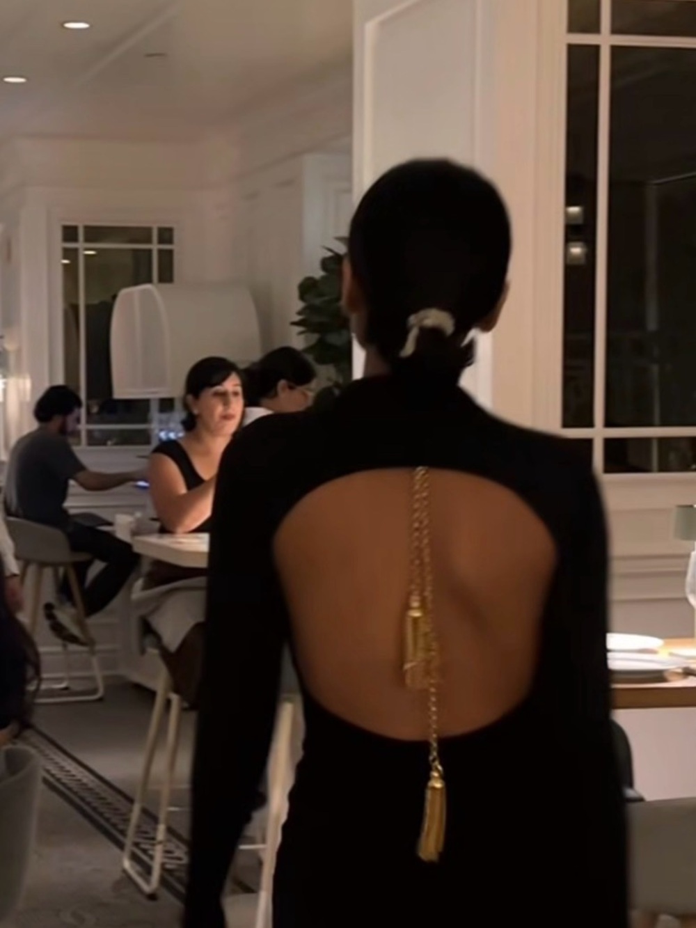 Meshki slinky Black maxi dress - Picture 5 of 6